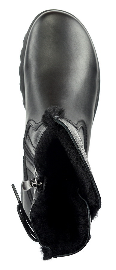 женские сапоги натуральная кожа+дубленка натуральный мех gugu германия