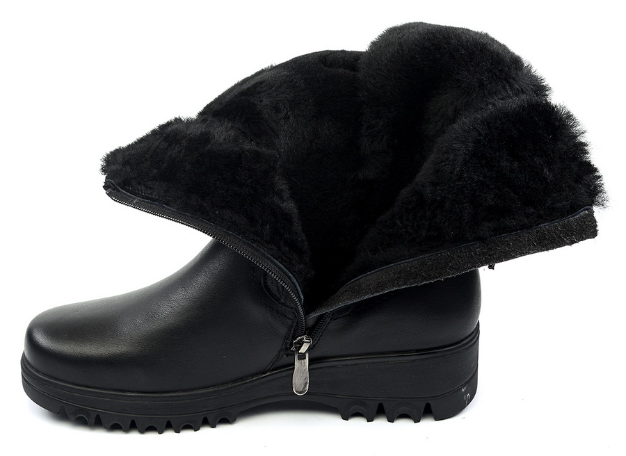 женские сапоги натуральная кожа+дубленка натуральный мех gugu германия