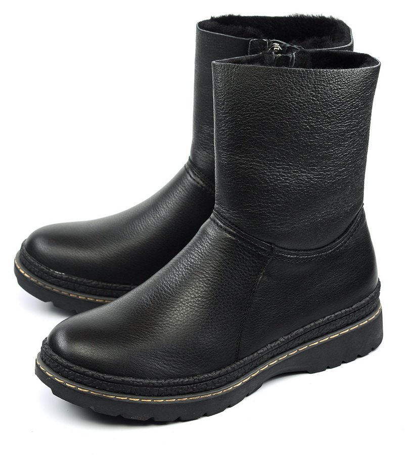 женские сапоги натуральная кожа+дубленка натуральный мех gugu германия