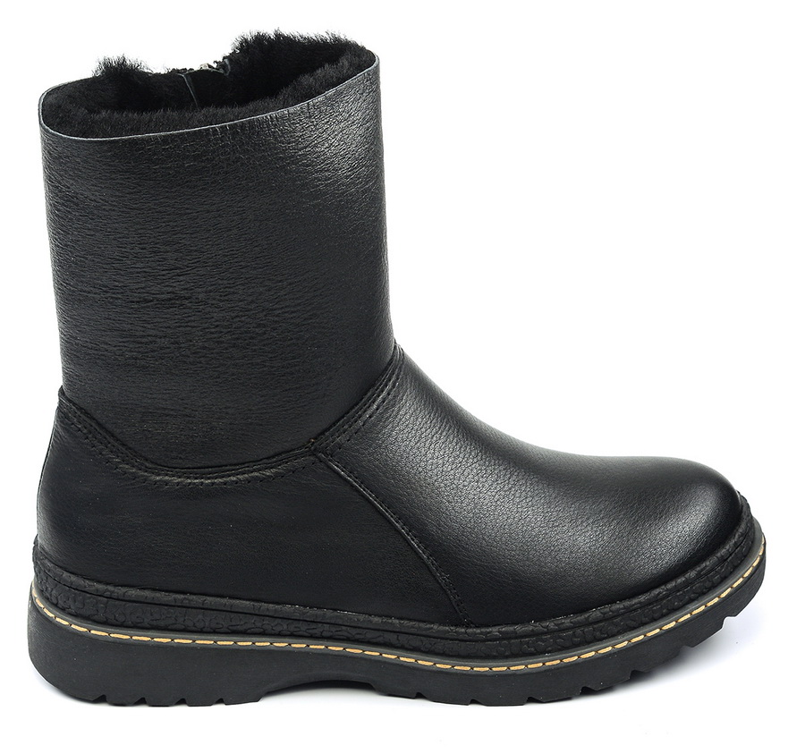 женские сапоги натуральная кожа+дубленка натуральный мех gugu германия