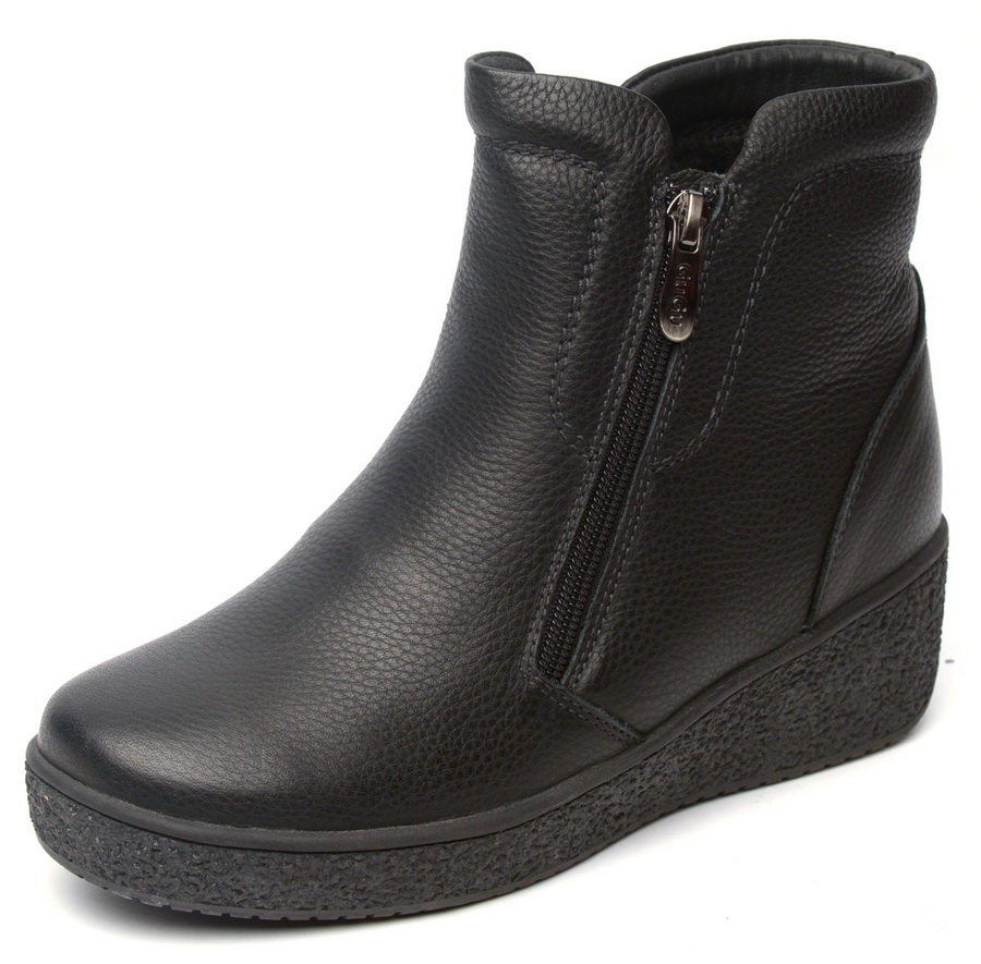 женские ботинки натуральная кожа натуральный мех gugu германия