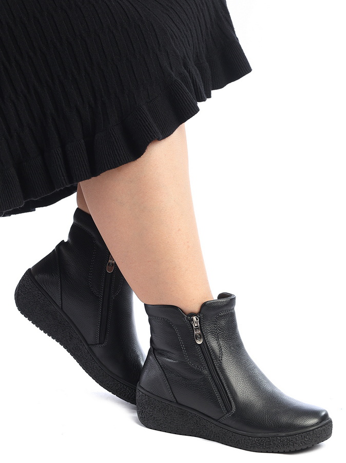 женские ботинки натуральная кожа натуральный мех gugu германия