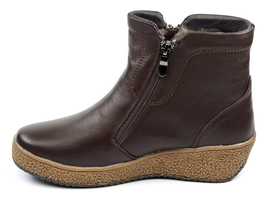 женские ботинки натуральная кожа натуральный мех gugu германия