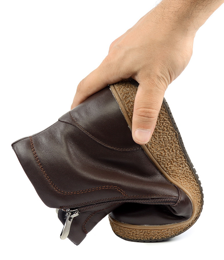 женские ботинки натуральная кожа натуральный мех gugu германия