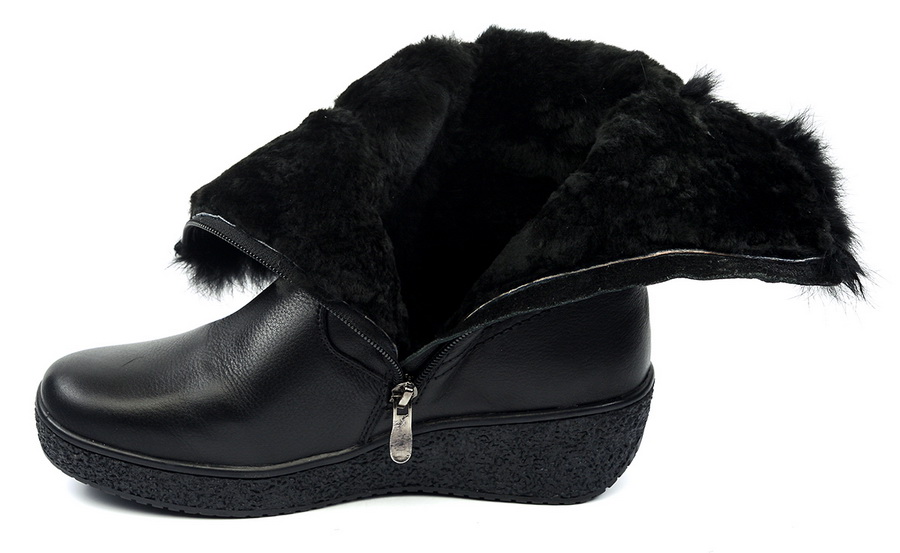 женские сапоги натуральная кожа натуральный мех gugu германия