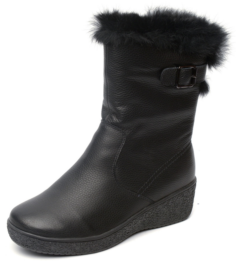женские сапоги натуральная кожа натуральный мех gugu германия
