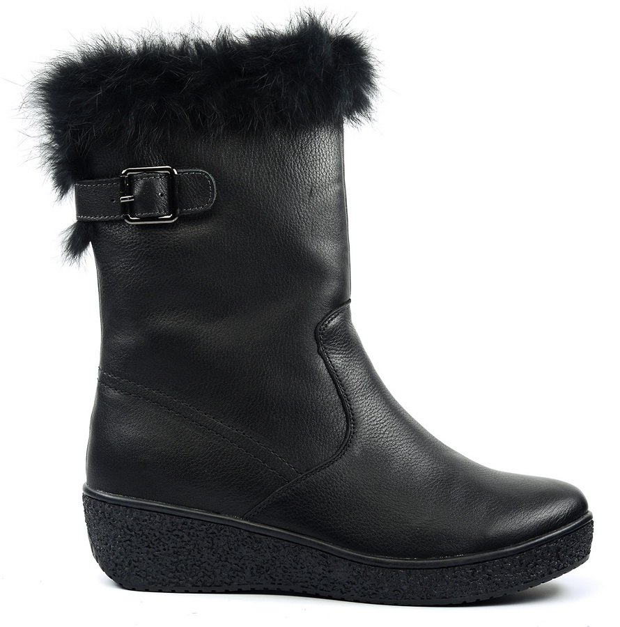 женские сапоги натуральная кожа натуральный мех gugu германия