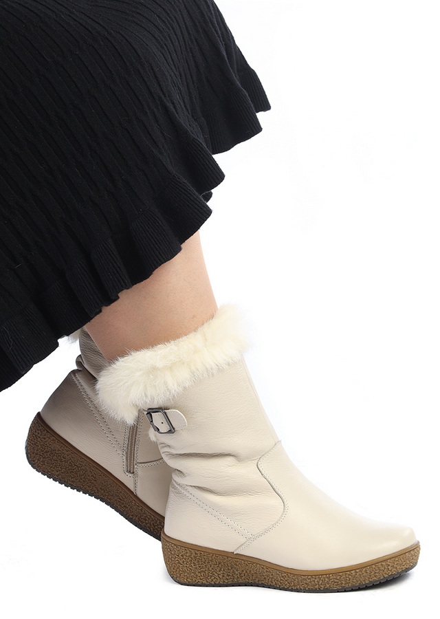 женские сапоги натуральная кожа натуральный мех gugu германия