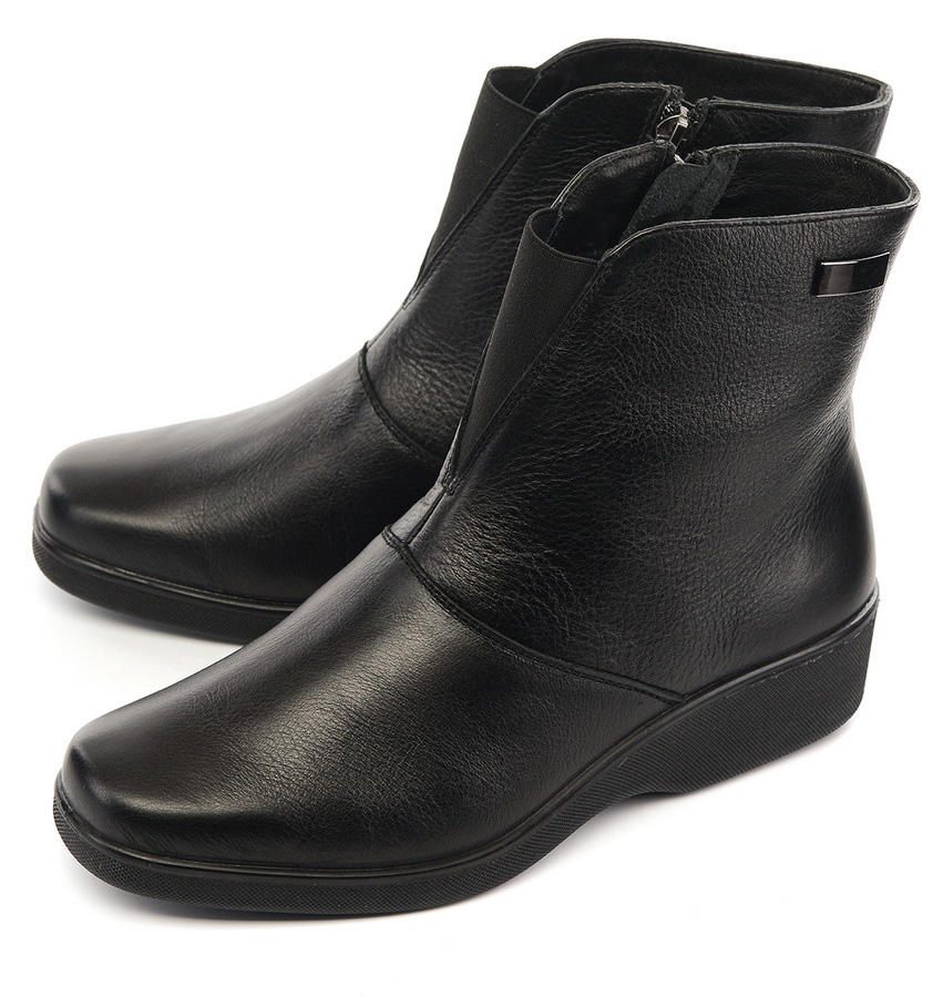 женские полусапоги натуральная кожа / байка росвест россия