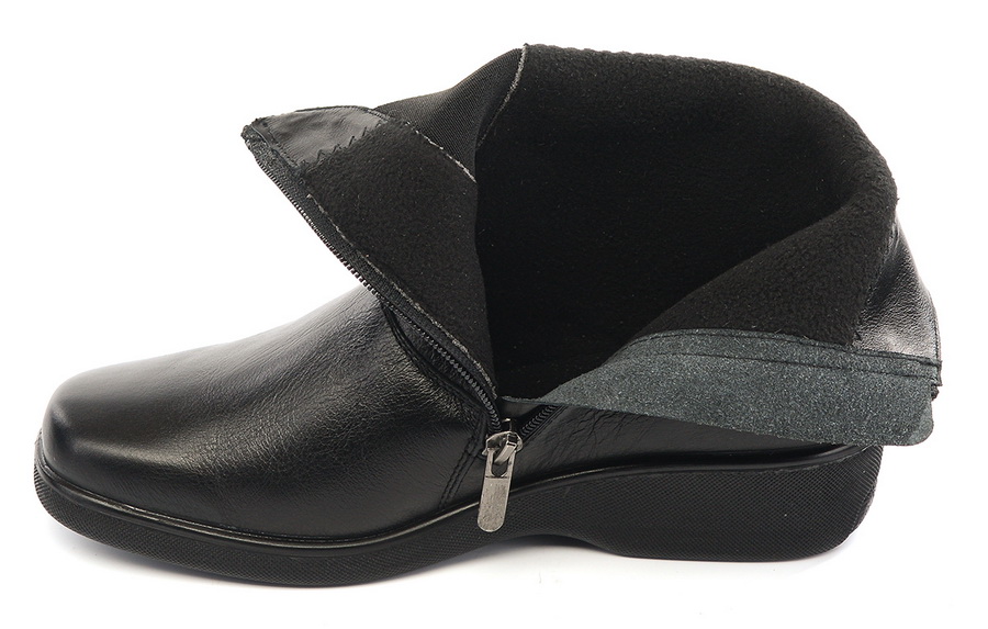 женские полусапоги натуральная кожа / байка росвест россия