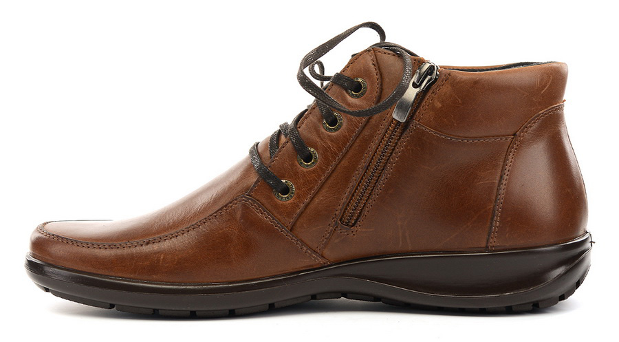 мужские ботинки натуральная кожа / байка росвест россия