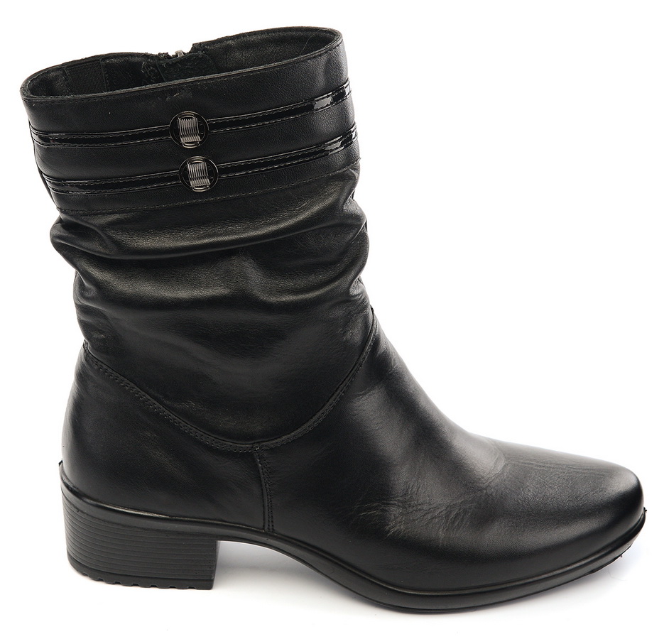 женские полусапоги натуральная кожа-лак / байка марко беларусь