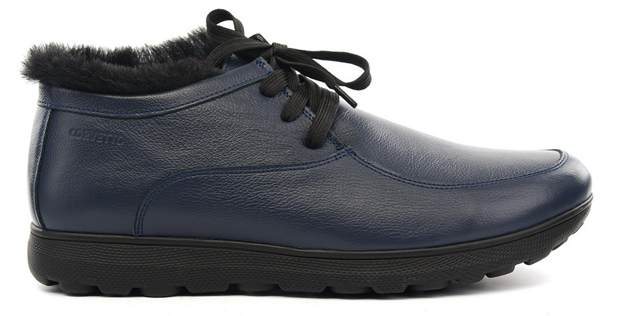 мужские ботинки  натуральная кожа / натуральный мех corvetto