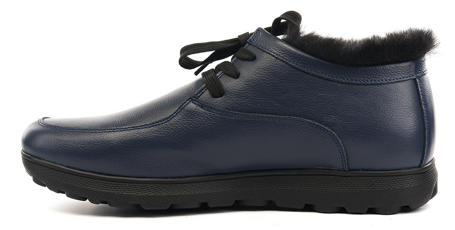 мужские ботинки  натуральная кожа / натуральный мех corvetto