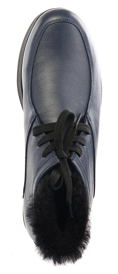 мужские ботинки  натуральная кожа / натуральный мех corvetto