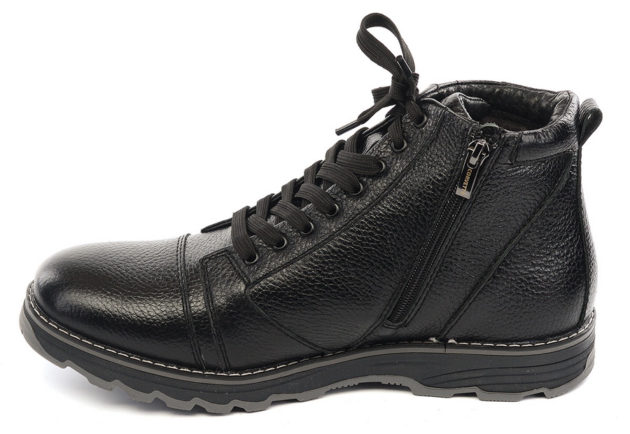 мужские ботинки  натуральная кожа / натуральный мех corvetto