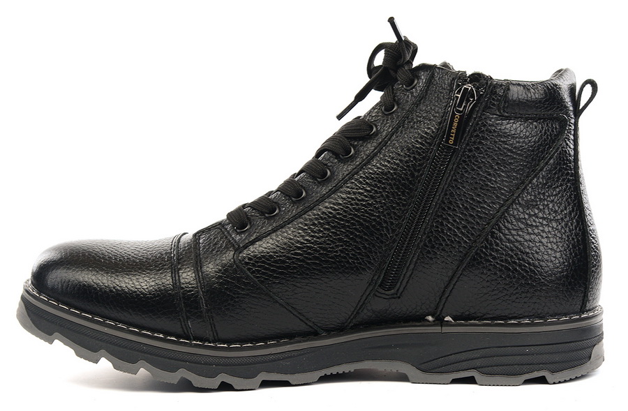 мужские ботинки  натуральная кожа / натуральный мех corvetto