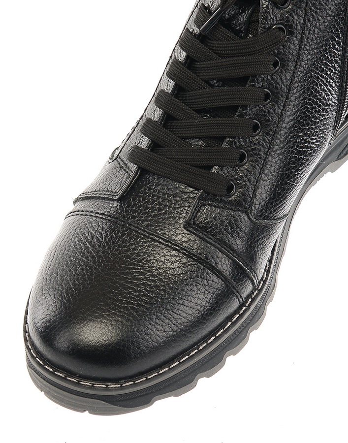 мужские ботинки  натуральная кожа / натуральный мех corvetto