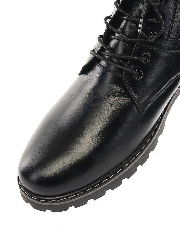 мужские ботинки  натуральная кожа / натуральный мех corvetto