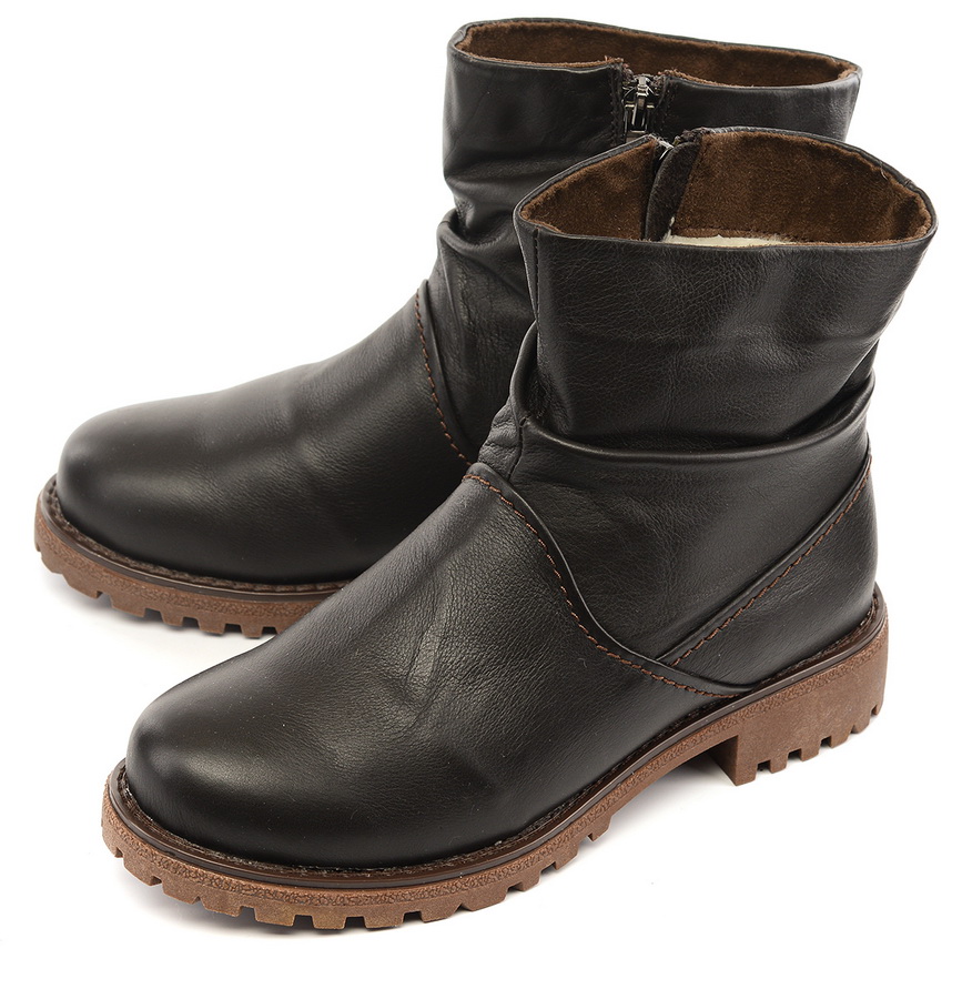 женские сапоги натуральная кожа натуральный мех gugu германия