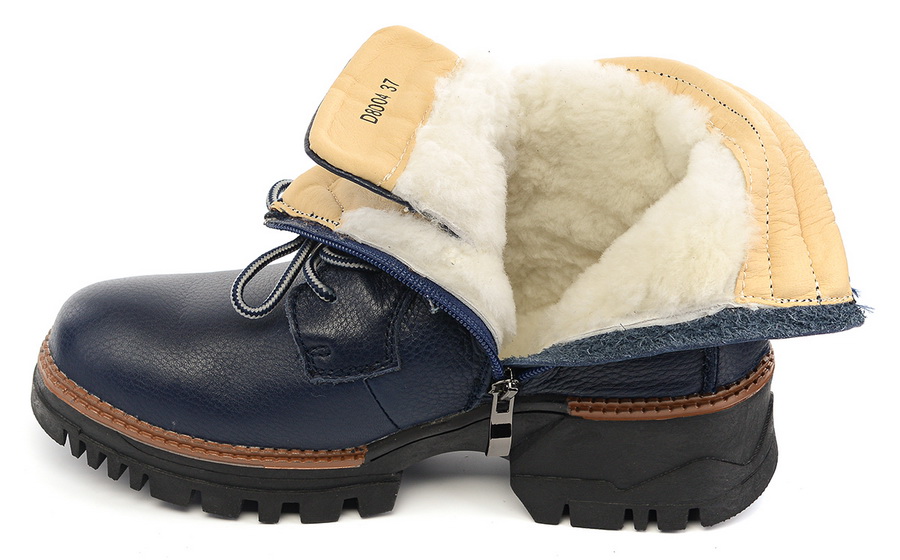 женские ботинки натуральная кожа натуральный мех gugu германия