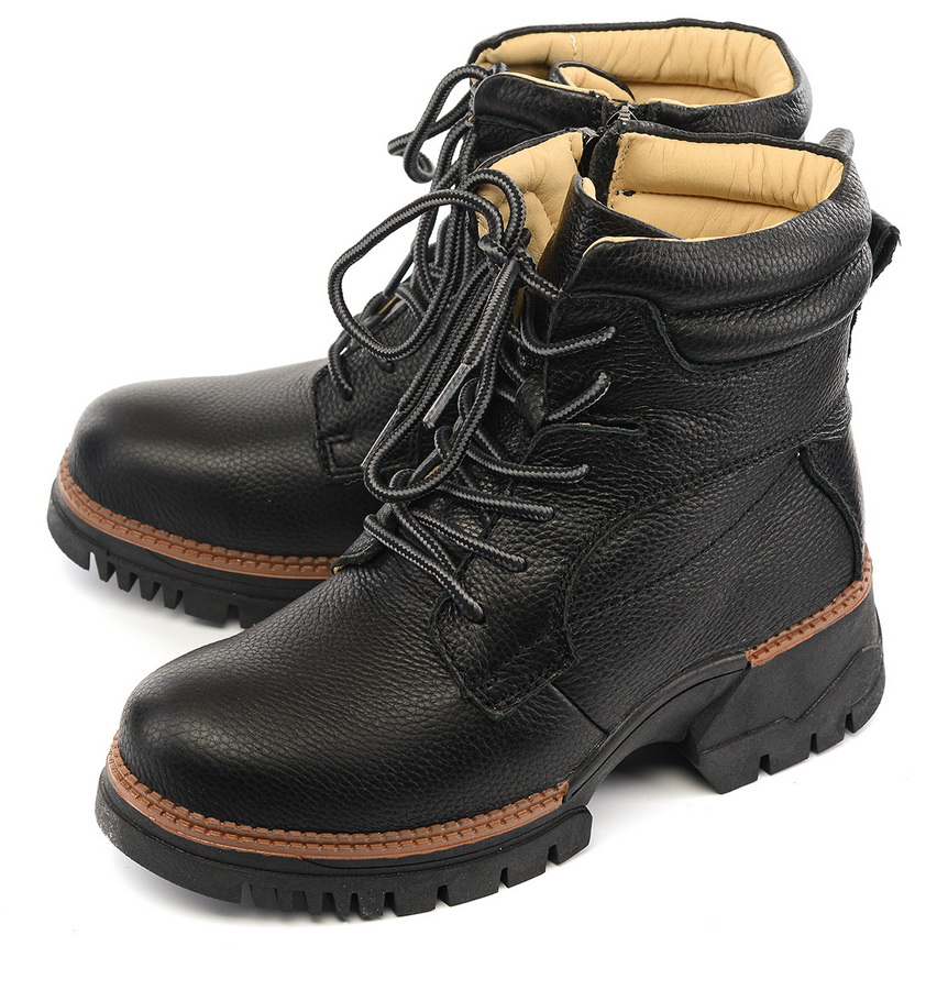 женские ботинки натуральная кожа натуральный мех gugu германия