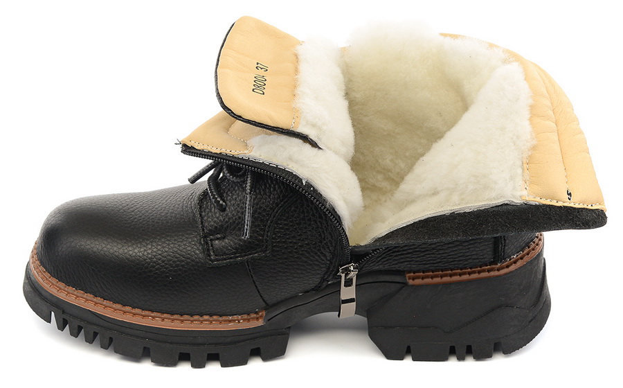 женские ботинки натуральная кожа натуральный мех gugu германия