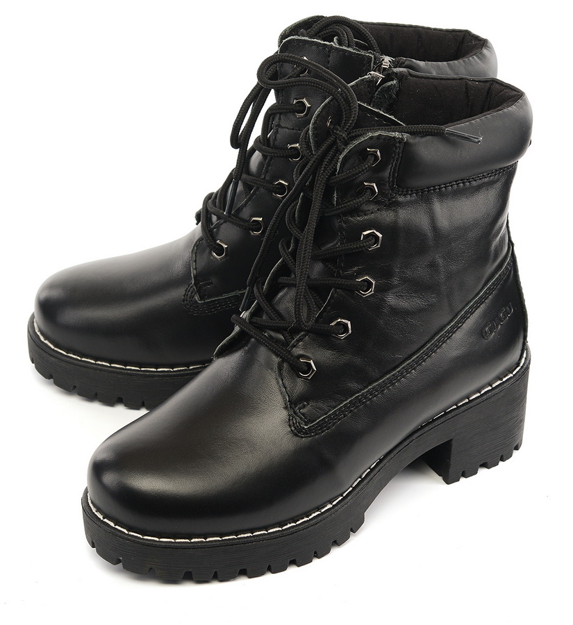 женские ботинки натуральная кожа/ натуральный мех gugu германия