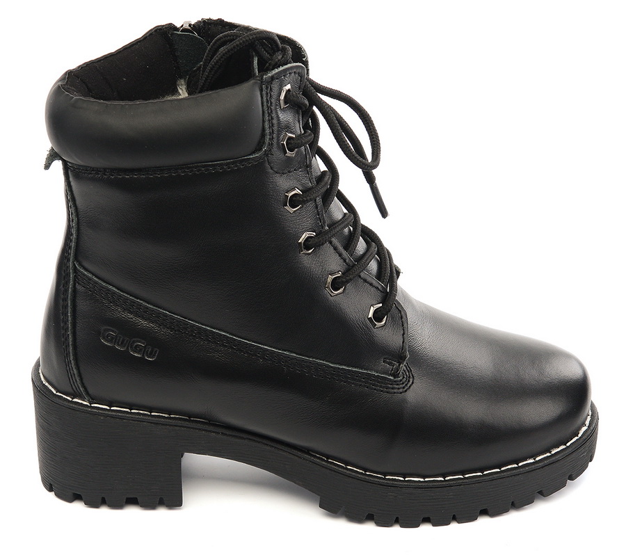 женские ботинки натуральная кожа/ натуральный мех gugu германия