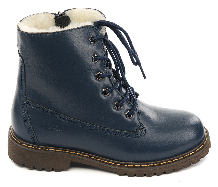 женские ботинки натуральная кожа/ натуральный мех gugu германия