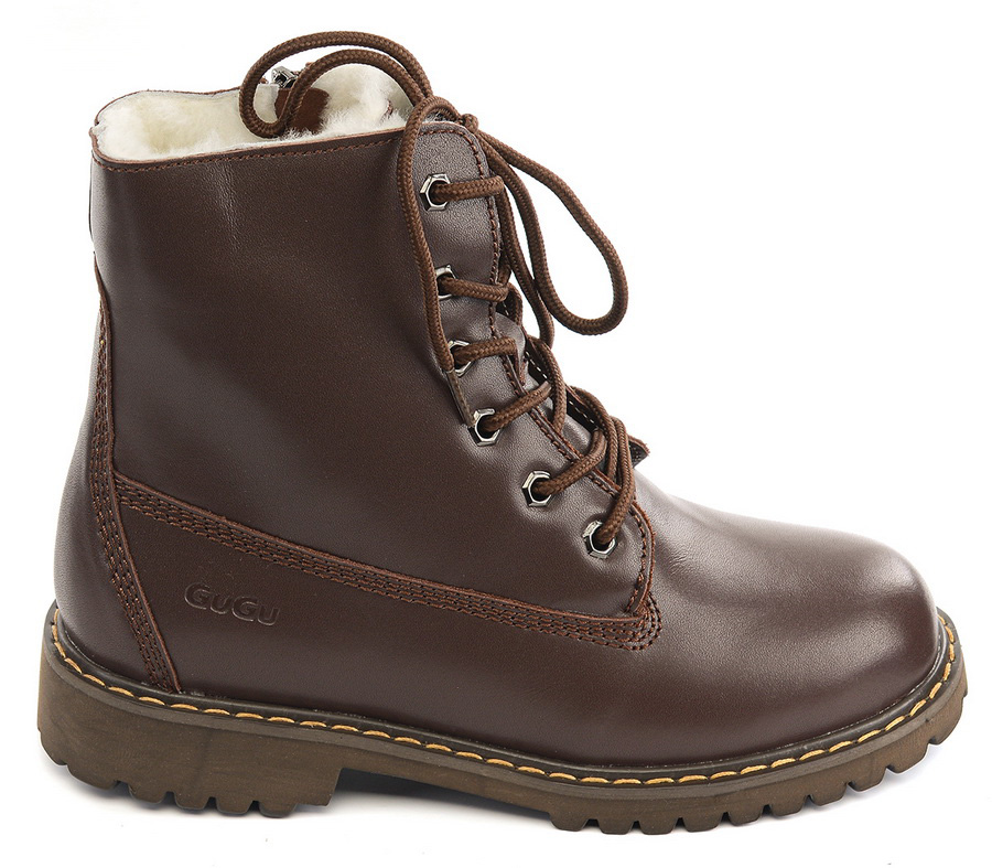 женские ботинки натуральная кожа/ натуральный мех gugu германия