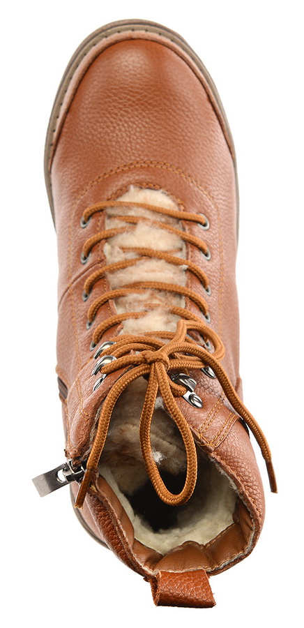 женские ботинки натуральная кожа натуральный мех gugu германия