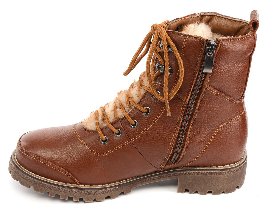 женские ботинки натуральная кожа натуральный мех gugu германия