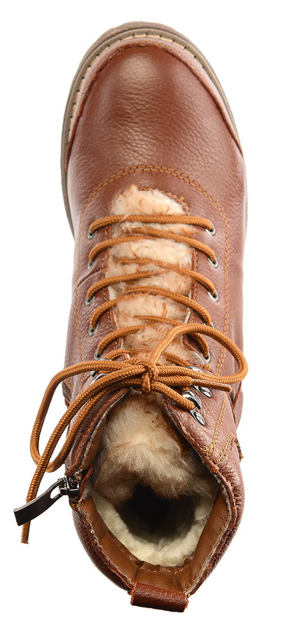 женские ботинки натуральная кожа натуральный мех gugu германия