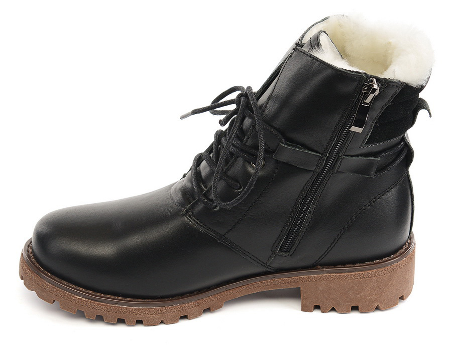 женские ботинки натуральная кожа натуральный мех gugu германия