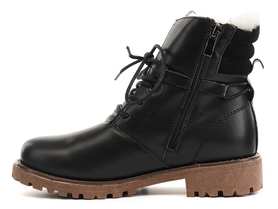 женские ботинки натуральная кожа натуральный мех gugu германия