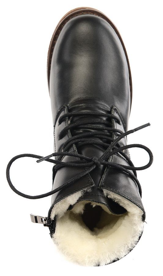 женские ботинки натуральная кожа натуральный мех gugu германия