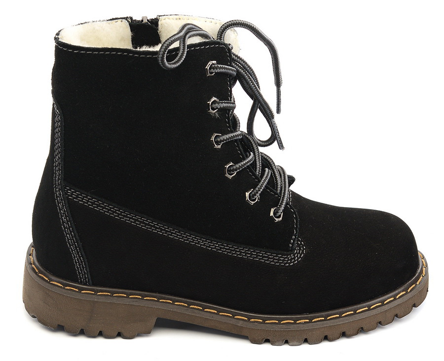 женские ботинки натуральная кожа (замша)  натуральный мех gugu германия