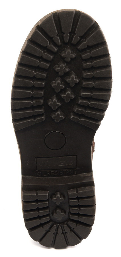 женские ботинки натуральная кожа (замша)  натуральный мех gugu германия