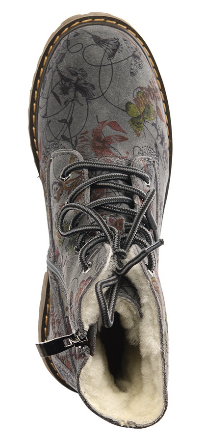 женские ботинки натуральная кожа натуральный мех gugu германия