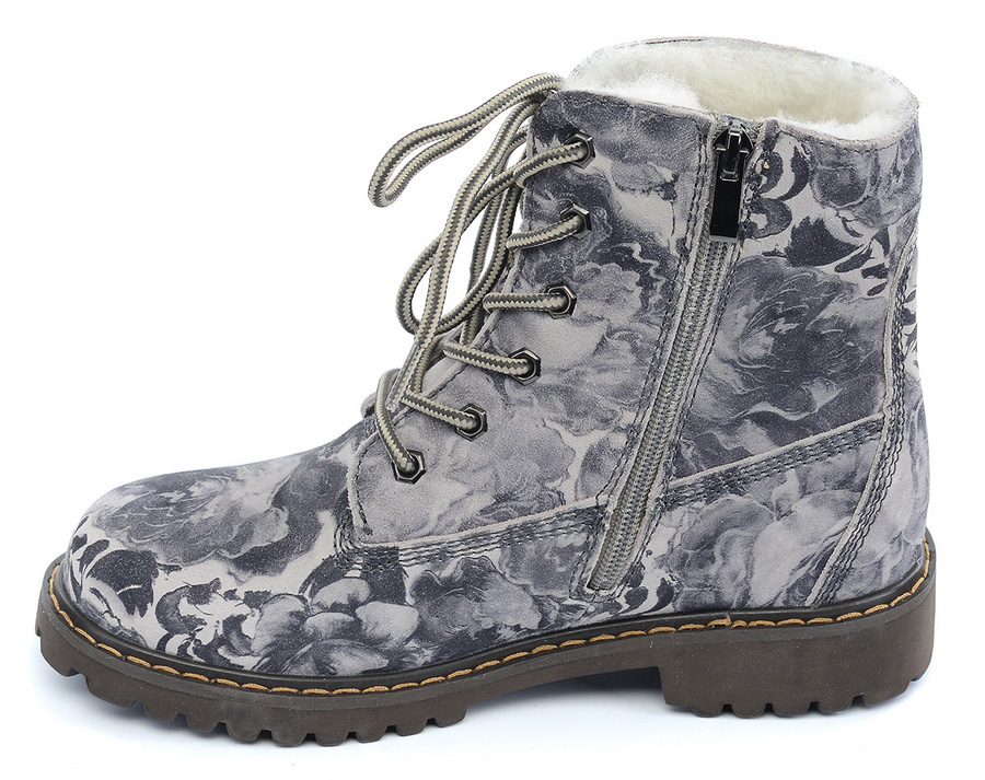 женские ботинки натуральная кожа натуральный мех gugu германия