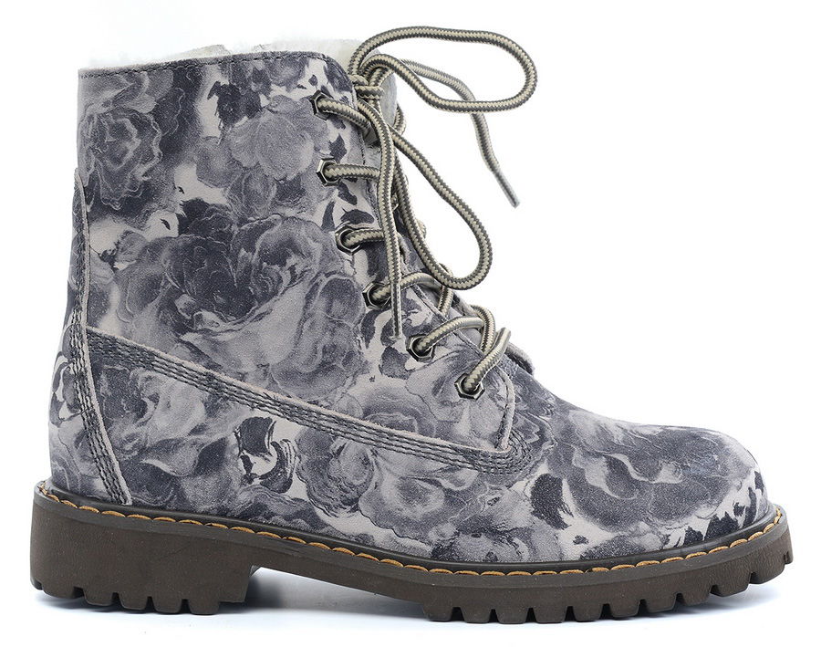 женские ботинки натуральная кожа натуральный мех gugu германия