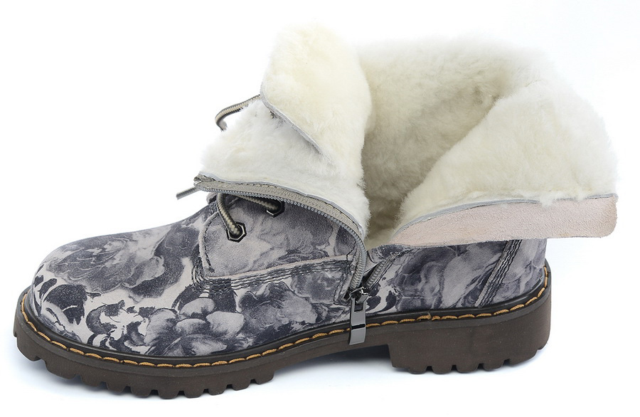 женские ботинки натуральная кожа натуральный мех gugu германия