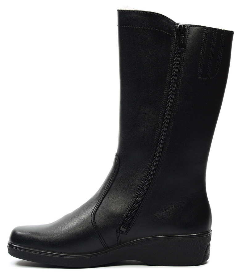 женские сапоги натуральная кожа / шерсть отико беларусь