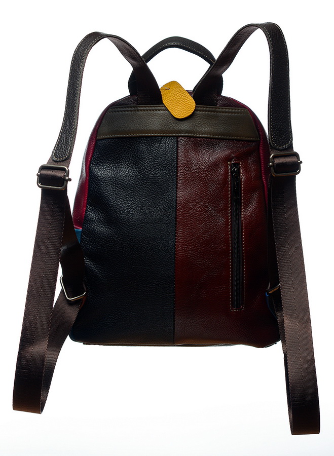 женский рюкзак натуральная кожа kikilok корея