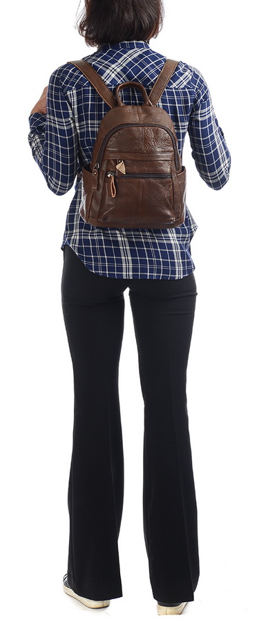 женский рюкзак натуральная кожа корея