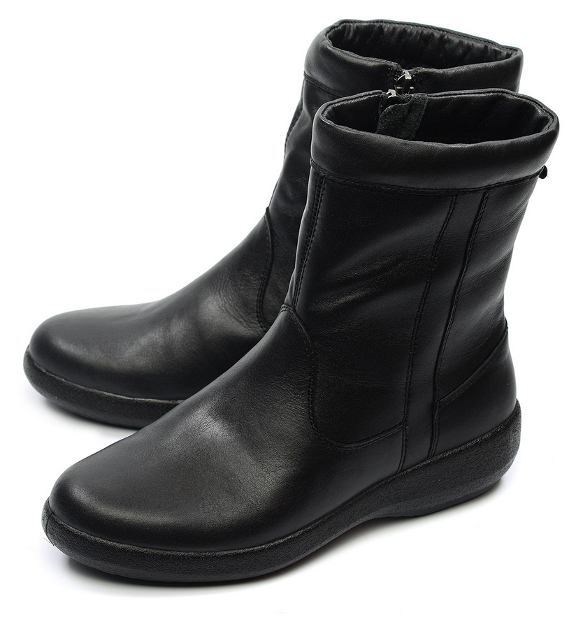 женские полусапоги натуральная кожа / шерсть росвест россия