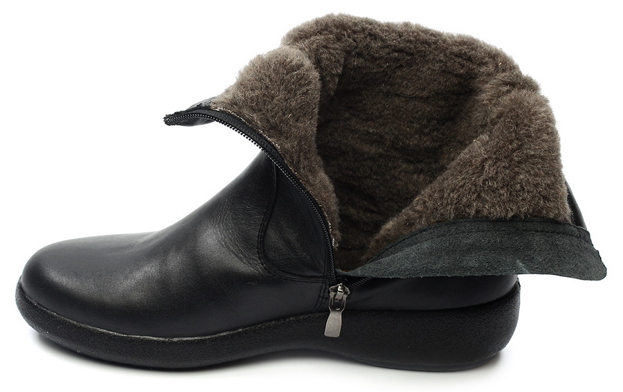 женские полусапоги натуральная кожа / шерсть росвест россия