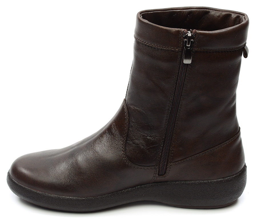 женские полусапоги натуральная кожа / шерсть росвест россия