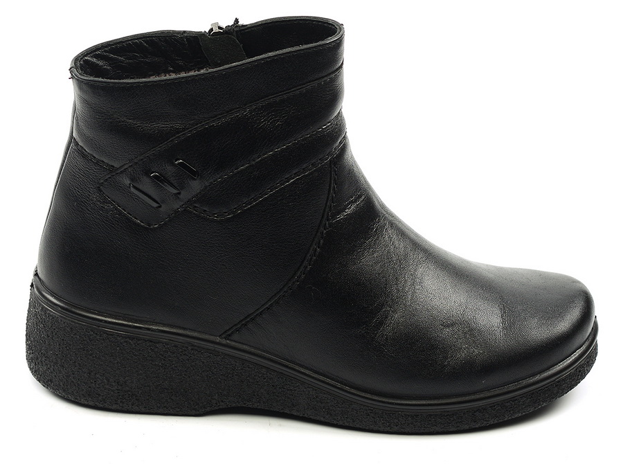 женские полусапоги натуральная кожа / полушерсть росвест россия